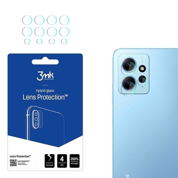 3MK Xiaomi Redmi Note 12 7H   Kameralinskydd