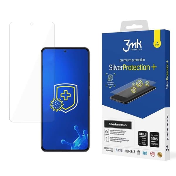 3MK Xiaomi 12T/12T Pro Plastfilm skärmskydd Silver Protection+