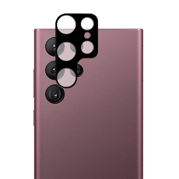 Mocolo Galaxy S23 Ultra Kameralinsskydd Skärmskydd - Svart