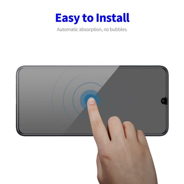 ENKAY För Samsung Galaxy A15 Anti-Spion Skärmskydd Full täckning