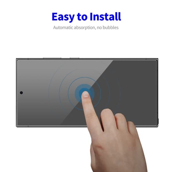 ENKAY För Samsung Galaxy S24 Ultra Anti-Spion Skärmskydd Full täckning