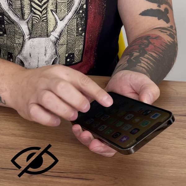 Wozinsky iPhone 15 Plus Härdat Glas Skärmskydd Privacy