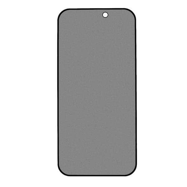BOOM [2-Pack] iPhone 15 Pro Härdat Glas Skärmskydd Privacy - Svart