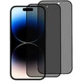 Miniatyrbild 1 av 5: BOOM [2-Pack] iPhone 15 Plus Härdat Glas Skärmskydd Privacy - Svart