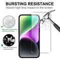 Miniatyrbild 3 av 7: [1-PACK] Google Pixel 8 Härdat Glas Skärmskydd - Clear