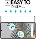Miniatyrbild 5 av 8: [2-PACK] Google Pixel 8 Härdat Glas Skärmskydd - Svart