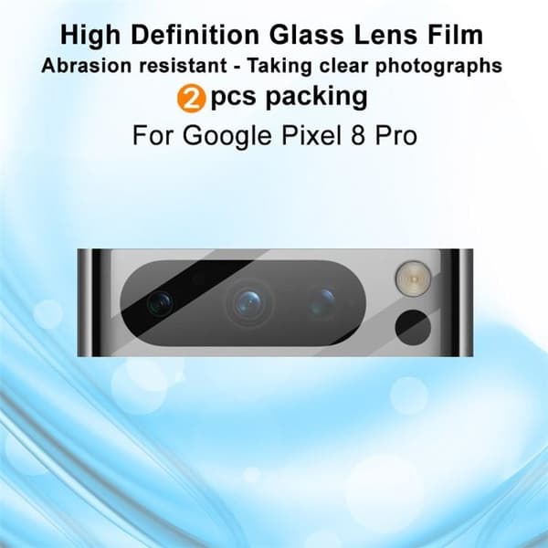[1-PACK] Google Pixel 8 Pro Kameralinsskydd i Härdat Glas - Clear