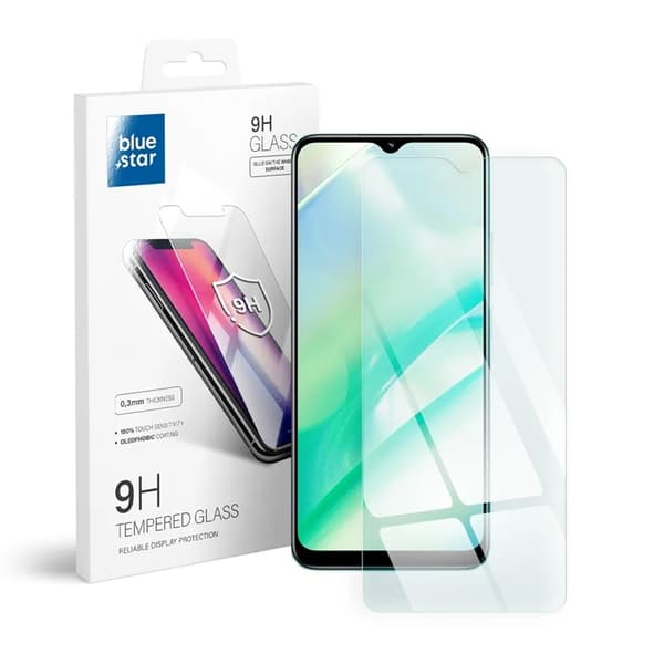 Blue Star Motorola Moto G53 Härdat Glas Skärmskydd - Clear