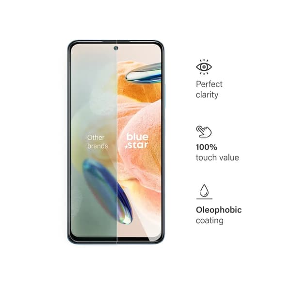 Blue Star Xiaomi Redmi Note 12 Pro Härdat Glas Skärmskydd