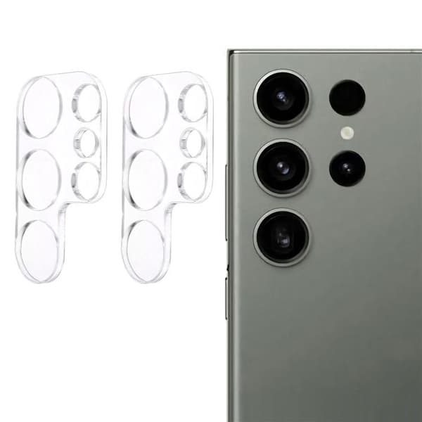 [2-PACK] Galaxy S24 Ultra Kameralinsskydd i Härdat glas - Clear