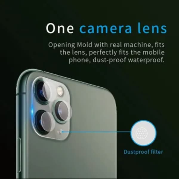 iPhone 15 Plus/15 Kameralinsskydd i Härdat glas - Clear