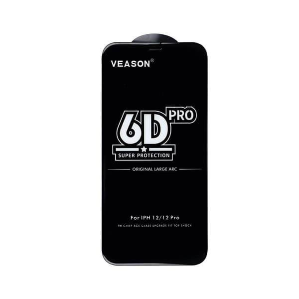 Veason Galaxy S24 Ultra Härdat Glas Skärmskydd 6D - Svart