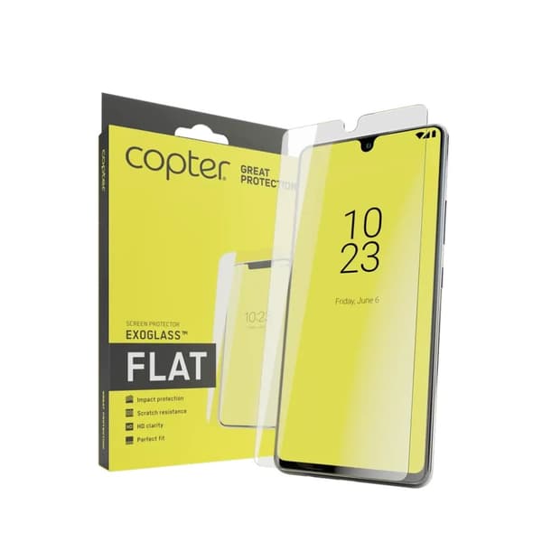 Copter iPhone 15 Pro Max Exoglass Flat Härdat Glas Skärmskydd