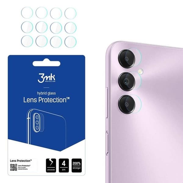 3MK Galaxy A05s  HybridGlass  Kameralinskydd - Transparent