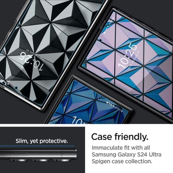 [2-Pack] Spigen Galaxy S24 Ultra Skärmskydd Hydrogel - Clear