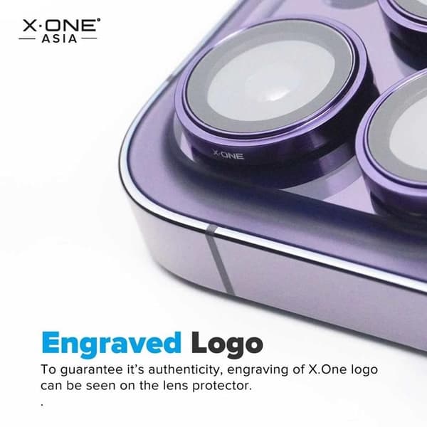 X-One iPhone 15 Plus/15 Kameralinsskydd Härdat glas Armor Pro