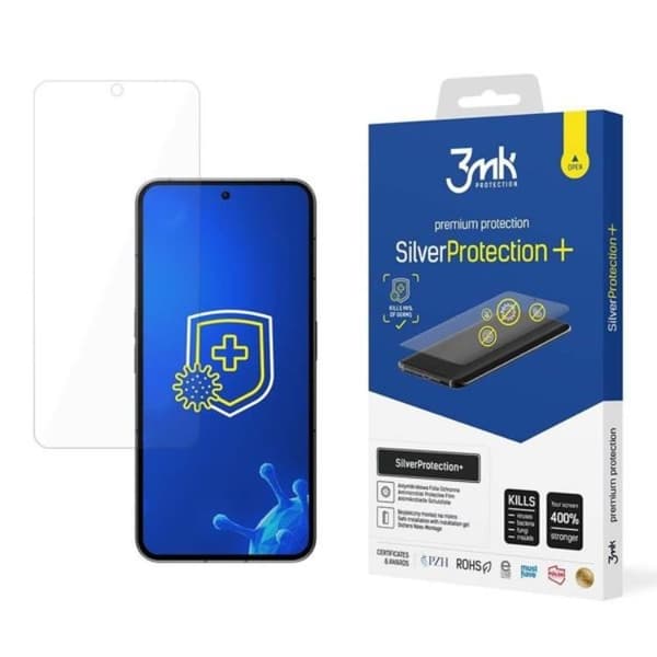 3MK Nothing Phone 2 Plastfilm skärmskydd Silver Protection+