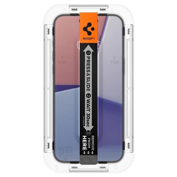 [2-Pack] Spigen iPhone 15 Plus Härdat Glas Skärmskydd 'EZ' Fit
