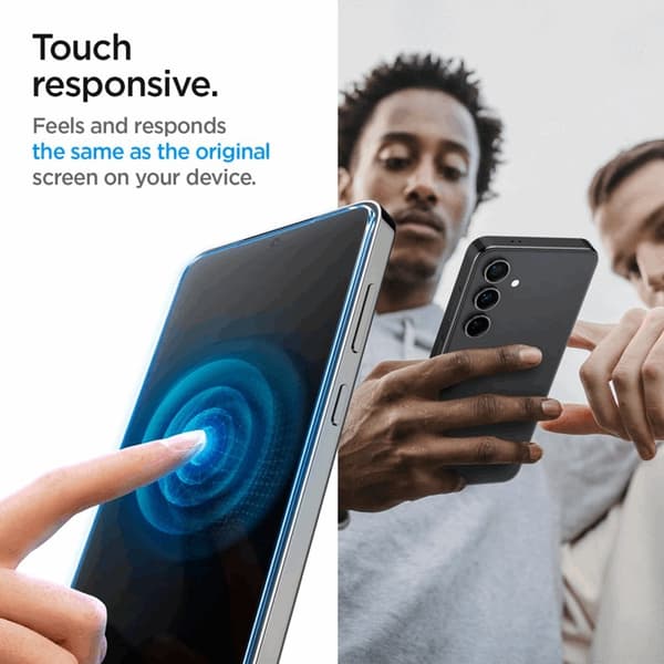 [2-Pack] Spigen Galaxy S24 Plus/S25 Plus Härdat glas Skärmskydd