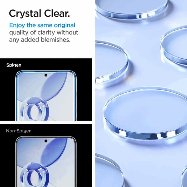 [2-Pack] Spigen Galaxy S24 Plus/S25 Plus Härdat glas Skärmskydd