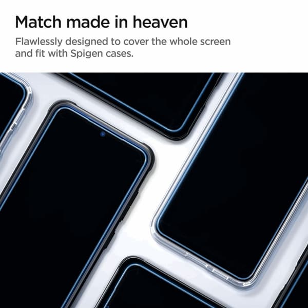 [2-Pack] Spigen Galaxy S24 Plus/S25 Plus Härdat glas Skärmskydd