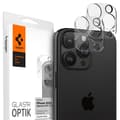 Miniatyrbild 1 av 7: [2-PACK] Spigen iPhone 15 Pro/15 Pro Max Kameralinsskydd i Härdat Glas - Clear