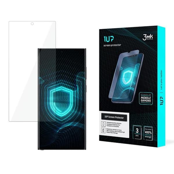 3MK Galaxy S24 Ultra- Clear Plastfilm Skärmskydd Foil 1UP - Transparent