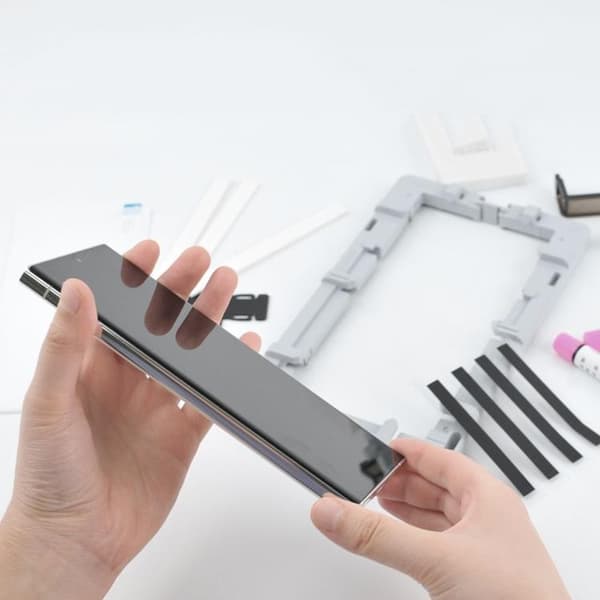 [2-Pack] Whitestone Galaxy S24 Ultra Härdat glas Skärmskydd Dome
