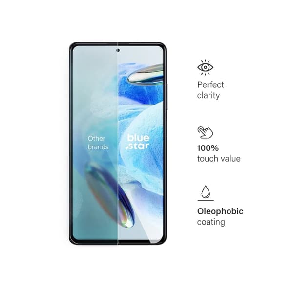 Blue Star Xiaomi Redmi Note 12 Pro Plus Härdat Glas Skärmskydd