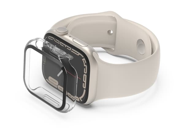 Belkin TemperedCurve 2-in-1 Treated Screen Protector + Bumper for Apple Watch Ultra/Ultra 2, Screen protector, Smartwatch, Transparent, Apple, Watch
