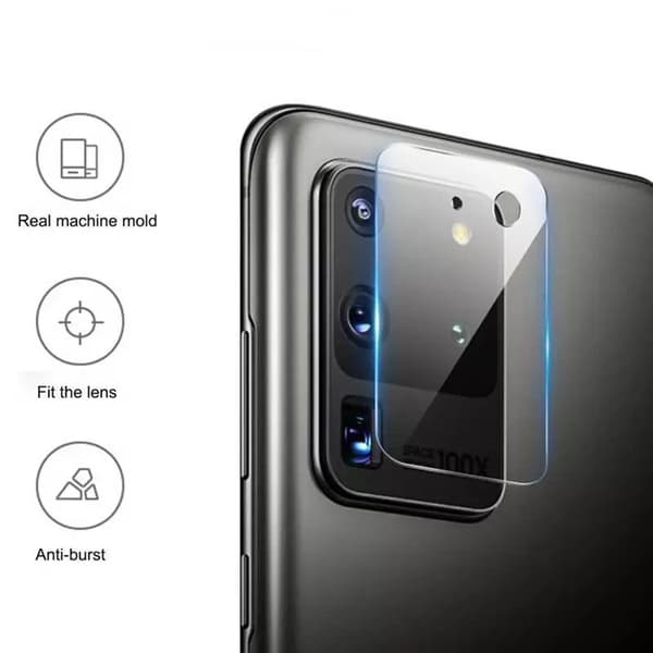 S20 Ultra 2.5D Högkvalitativt HD-Clear Ultratunt Kameralinsskydd