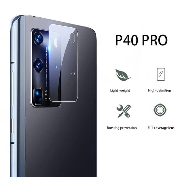 P40 Pro - Högkvalitativt HD-Clear Ultratunt Kameralinsskydd