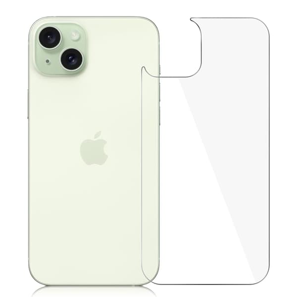 iPhone 15 - 2-pack Baksida Skärmskydd 0,3mm