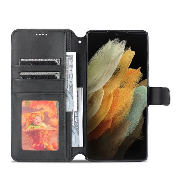 Samsung Galaxy S22 Ultra - Genomtänkt Plånboksfodral