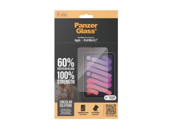 PanzerGlass - Skärmskydd för surfplatta - ultrabred passning - glas - för Apple iPad mini (6:e generation)