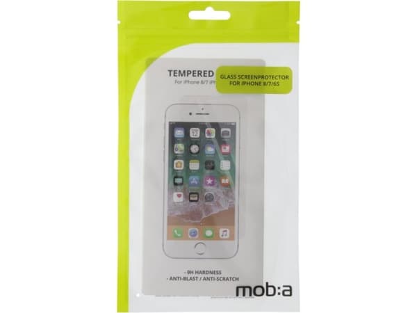 iPhone 6S/7/8/SE (2020/2022), Skärmskydd, härdat glas