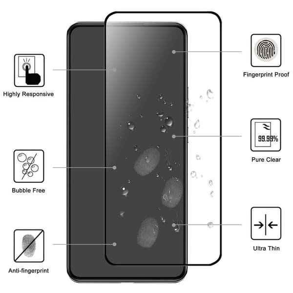 Heltäckande Härdat Glas Skärmskydd Xiaomi 12T
