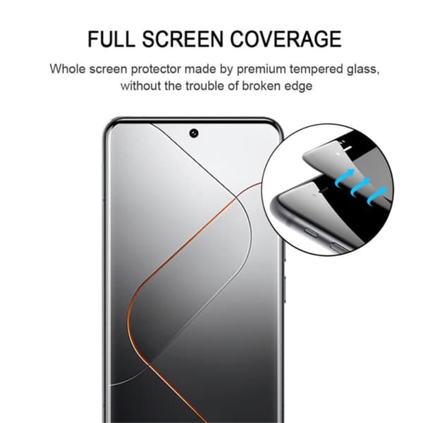 Heltäckande Curved Skärmskydd Xiaomi 14 Pro