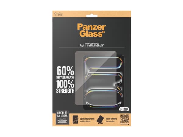 PanzerGlass ® Näytönsuoja iPad Air 13" | iPad Pro 13" | Ultra-Wide Fit, polyeteenitereftalaattikalvo (PET), 65 g, 1 kpl