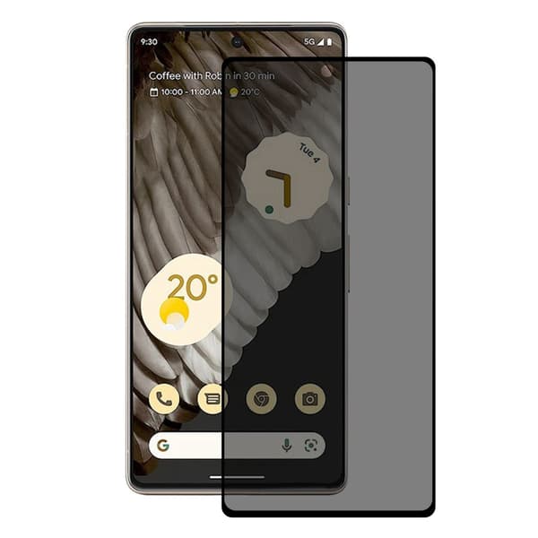 Privacy Heltäckande Härdat Glas Skärmskydd Google Pixel 7 Pro