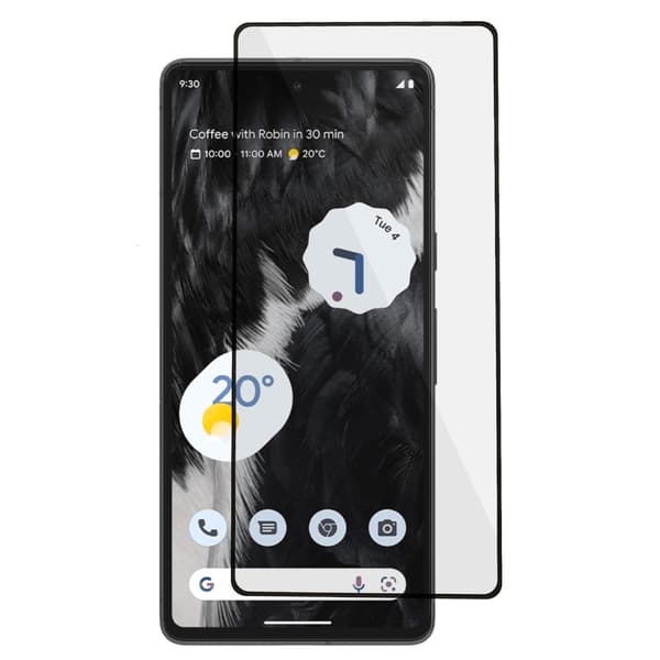 Heltäckande Härdat Glas Skärmskydd Google Pixel 8