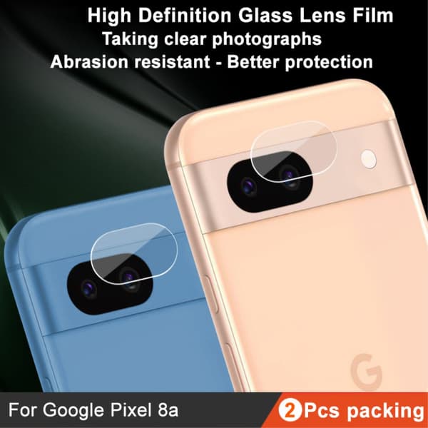 Imak 2 Pack Härdat Glas Linsskydd Google Pixel 8a