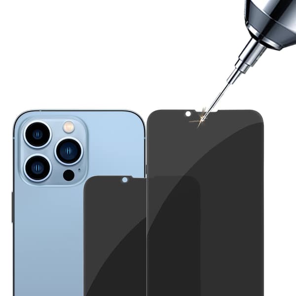iPhone 15 Pro Max Skärmskydd Anti-Spy HD 0,3mm 2-pack