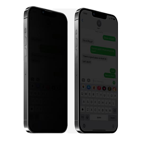 iPhone 15 Pro Max Skärmskydd Anti-Spy HD 0,3mm 2-pack