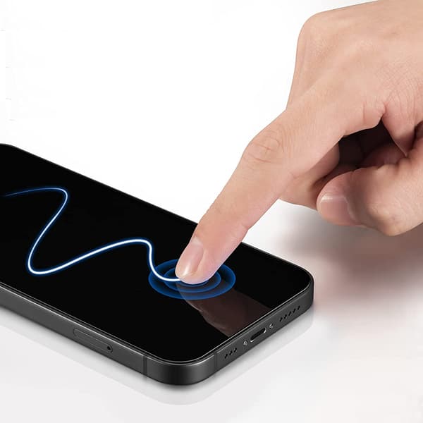 iPhone 15 plus Skärmskydd Anti-Spy HD 0,3mm 2-Pack