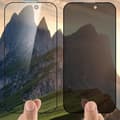 Miniatyrbild 10 av 11: iPhone 15 Pro Max - Ceramic Skärmskydd 2.5D Svart Spy