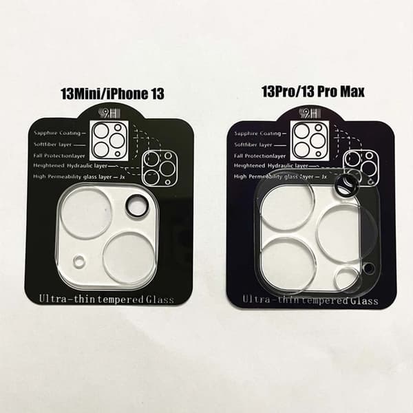 2-PACK iPhone 13 Pro Set med Fram- & Baksida + Kameralinsskydd