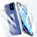 Miniatyrbild 3 av 11: iPhone 15 Pro Max - 2-pack Skärmskydd Set - Fram- Baksida och Kameralinsskydd 0,3mm