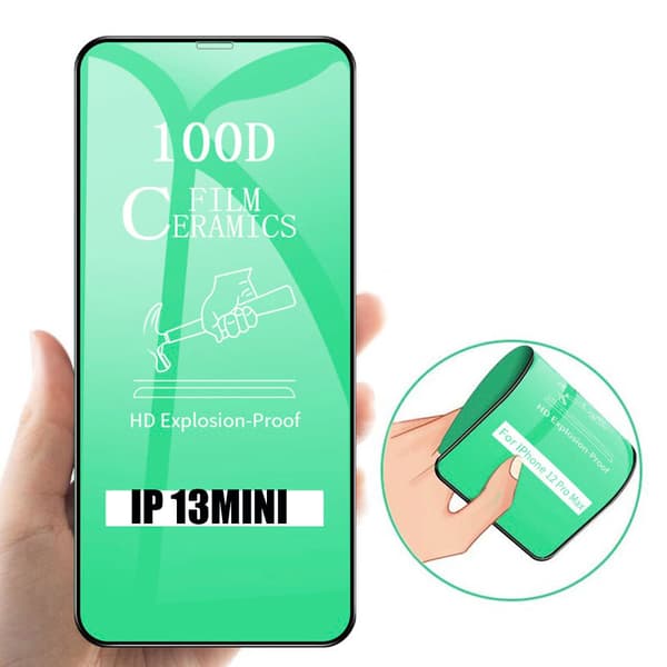 2-PACK iPhone 13 Mini Keramiskt Skärmskydd HD 0,3mm