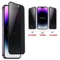 Miniatyrbild 2 av 11: iPhone 15 Pro Max - 3-Pack Ceramic Skärmskydd 2.5D Svart Anti Spy